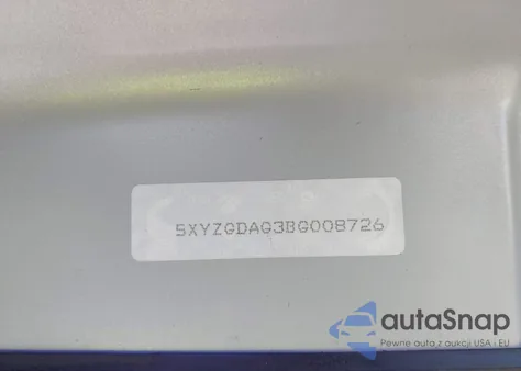 2011 Hyundai Santa Fe Gls V6 из США, поврежденный, VIN 5XYZGDAG3BG008726